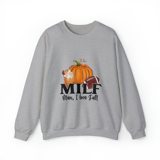 Man I Love Fall ! Unisex Heavy Blend™ Crewneck Sweatshirt