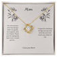 The Love Knot Necklace-Remind Mom how much she means to you