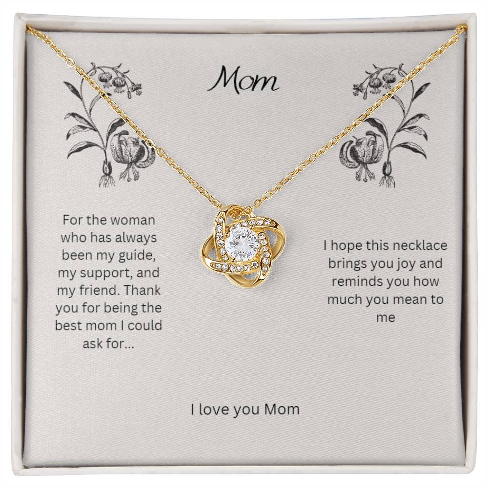 The Love Knot Necklace-Remind Mom how much she means to you