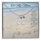 Mom's charm necklace - Baby Feet with Birthstones and Personalization