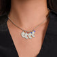 Baby Foot Birthstone Charm Necklace
