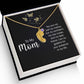 Baby Foot Birthstone Charm Necklace