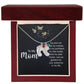 Baby Foot Birthstone Charm Necklace