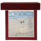 Mom's charm necklace - Baby Feet with Birthstones and Personalization