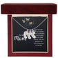 Baby Foot Birthstone Charm Necklace
