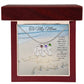 Mom's charm necklace - Baby Feet with Birthstones and Personalization