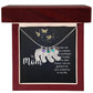 Baby Foot Birthstone Charm Necklace