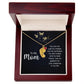 Baby Foot Birthstone Charm Necklace