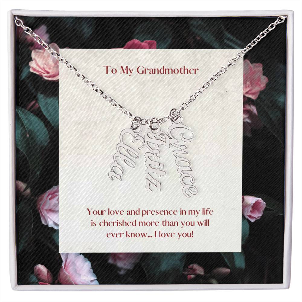 The multiple name necklace - perfect for Grandmothers