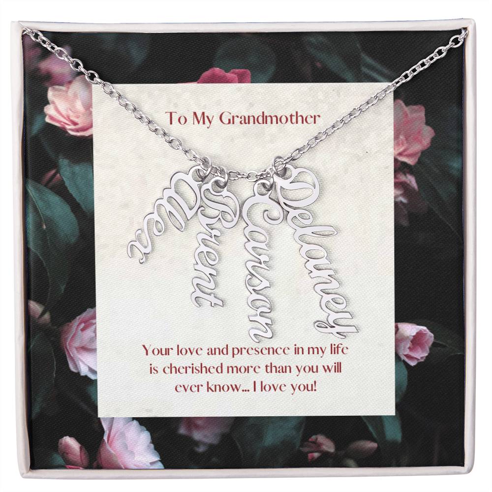 The multiple name necklace - perfect for Grandmothers