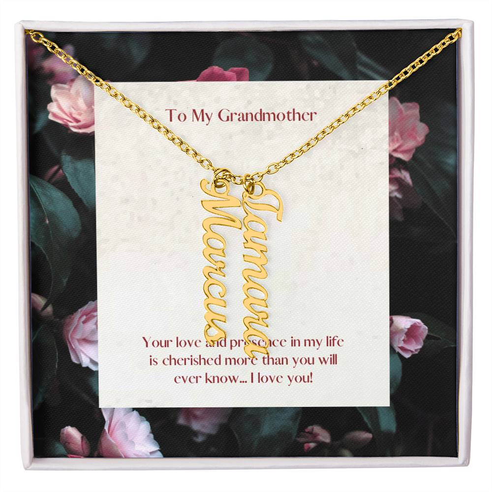 The multiple name necklace - perfect for Grandmothers