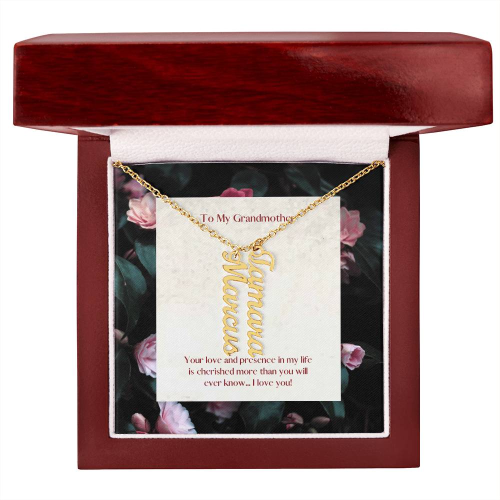 The multiple name necklace - perfect for Grandmothers