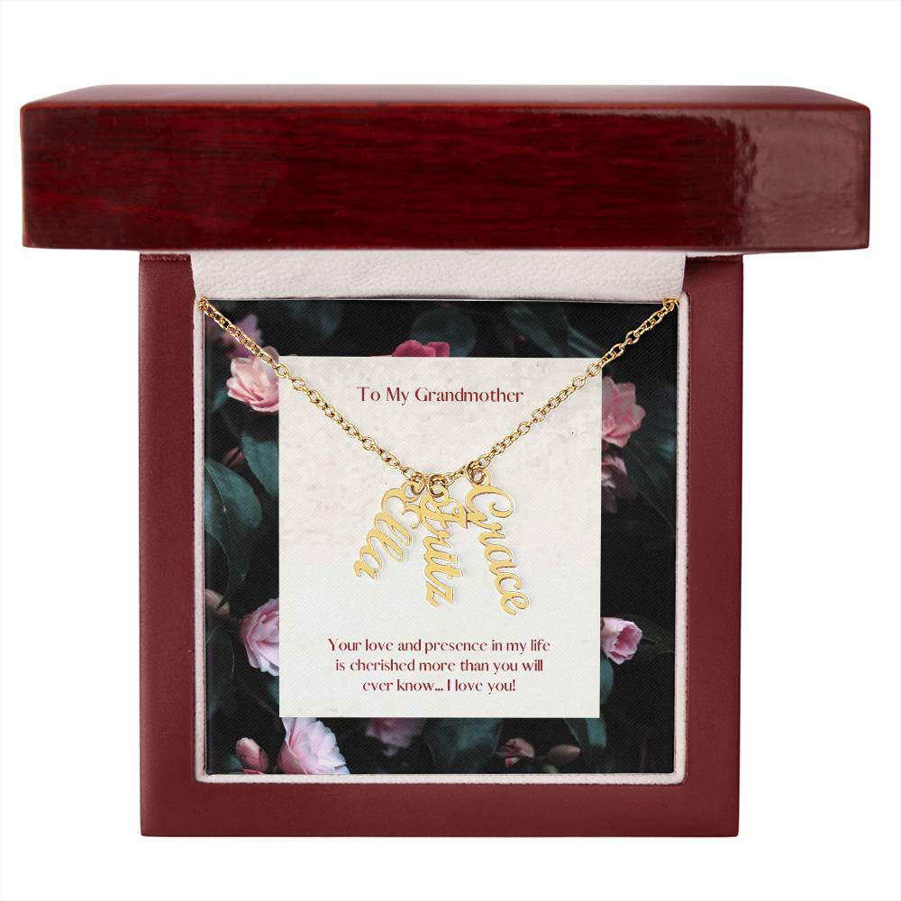 The multiple name necklace - perfect for Grandmothers