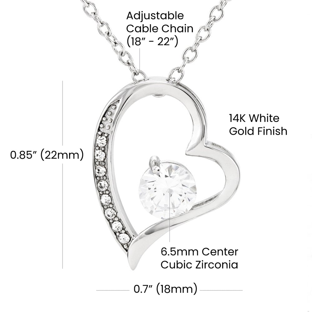 For my amazing military wife - the Forever Love Necklace